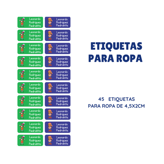 ETIQUETAS PARA ROPA 36