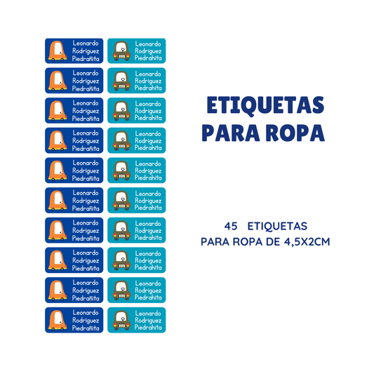 ETIQUETAS PARA ROPA 40