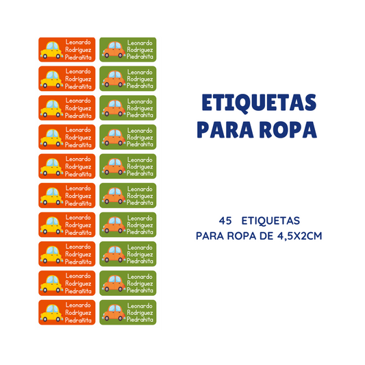 ETIQUETAS PARA ROPA 45