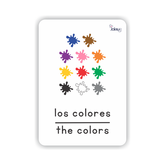 FLASHCARDS LOS COLORES