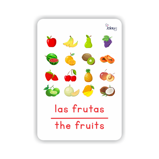 FLASHCARDS LAS FRUTAS